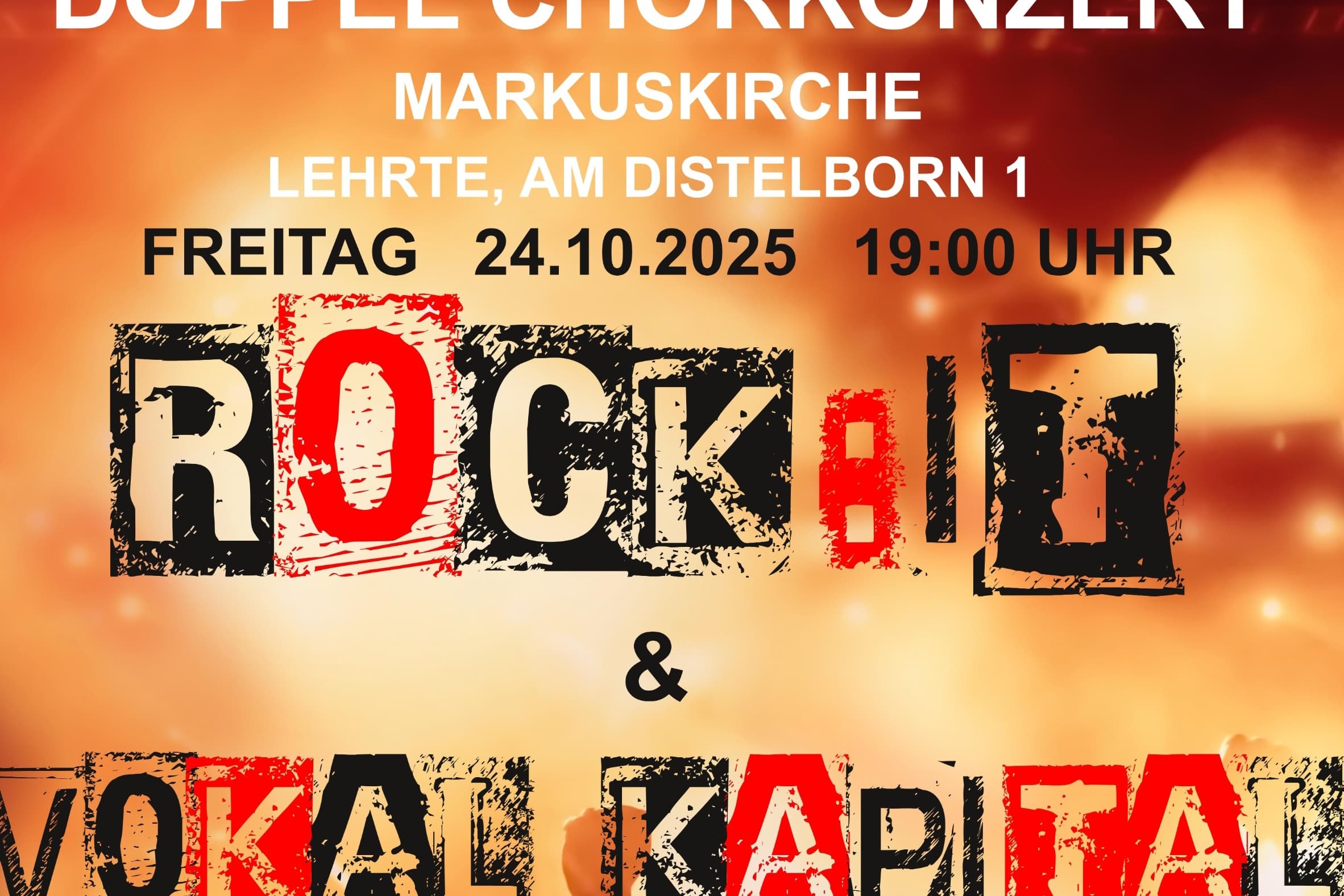 Koncert - Dobbeltkoncert med Rock:It og Vokal Kapital